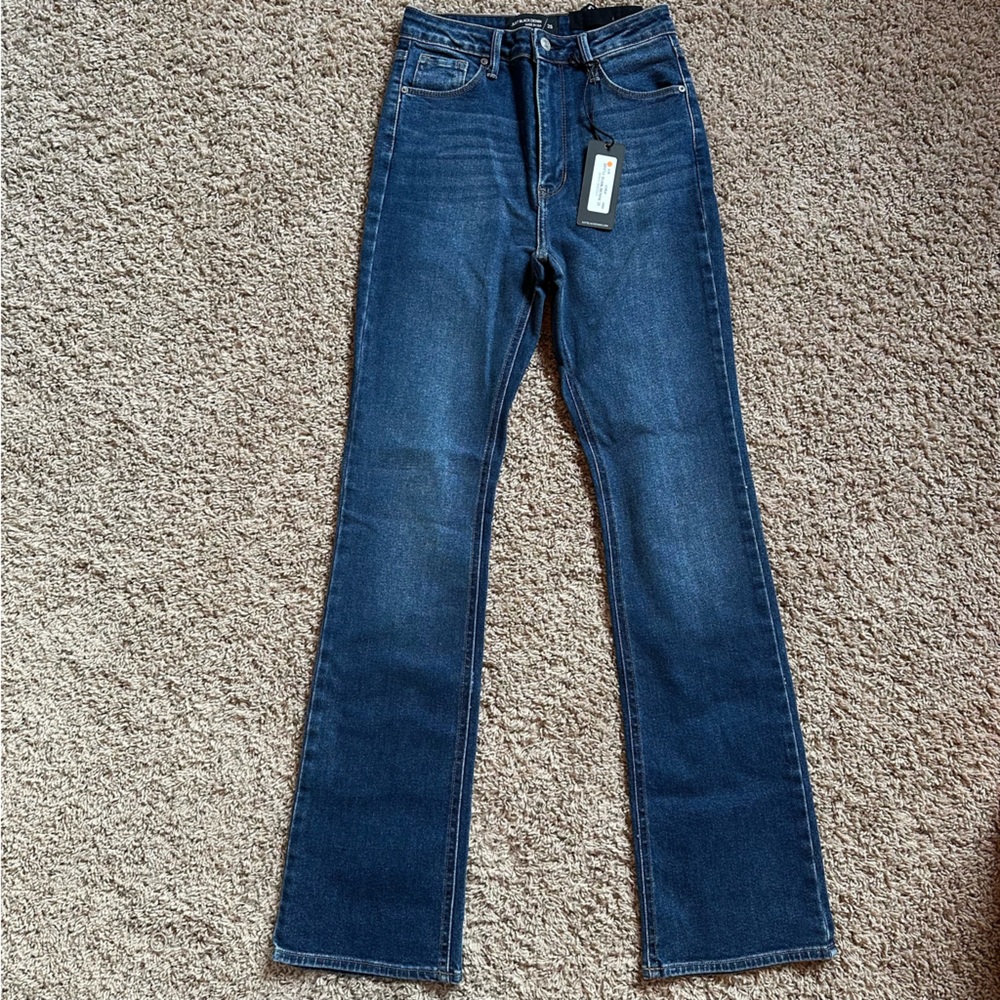 Just Black skinny bootcut jeans